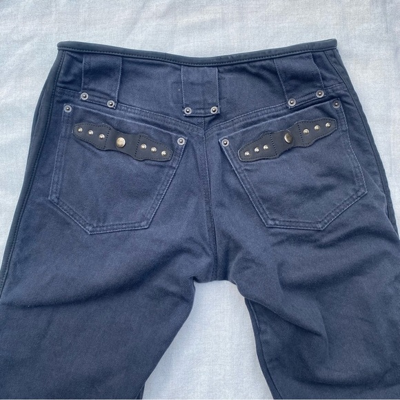 Vintage Anne Larochelle Cotton Black Punk Grunge Anime Pants - Picture 7 of 7